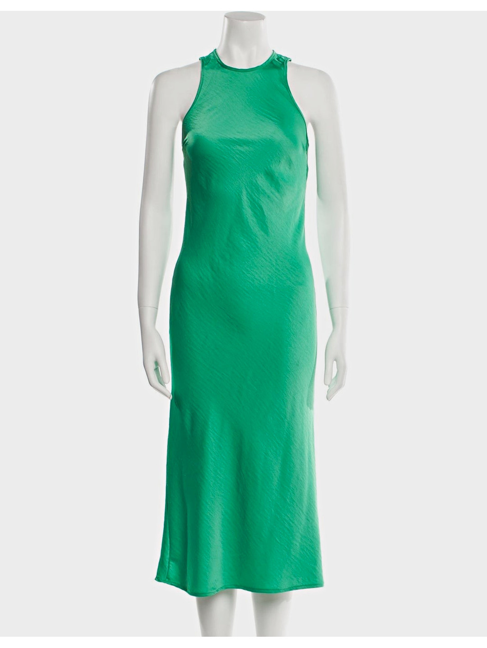 House of Harlow 1960 crew neck midi dress green EUC #1103